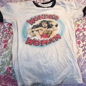 It’s vintage Wonder Woman tee shirt
